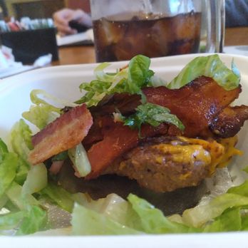 Grazers - This is one of the patties I received. Small and thick. - Burgers Near Me - Williston, Vermont