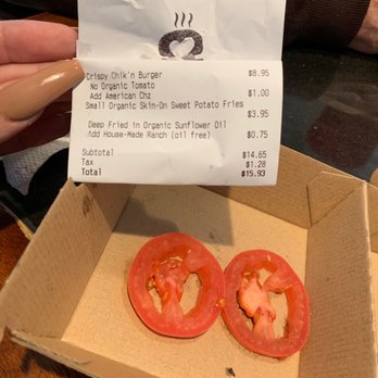 Next Level Burger - It says no tomato... - Burgers Near Me - Concord, California Next Level Burger - It says no tomato... - Burgers Near Me - Concord, California