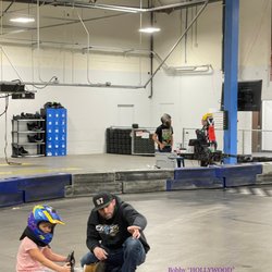 Carson Raceway - Hollywood showing this "wheelma'am" how to set the car sideways but still get some bite
