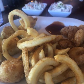 Grapevine Restaurant & Lounge - Lunch seafood (pick 2) platter (shrimp and scallops) - Mediterranean Near Me - Calabash, North Carolina