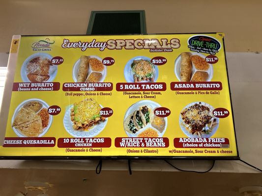 Menu photo 3 Nevada Taco Grill Sparks, NV