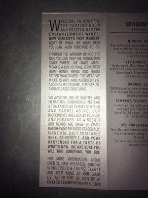 Menu photo 5 Honey's Brooklyn, NY