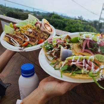 Shaka Tacoz - salad with fish and tacos - Mexican Near Me - Captain Cook, Hawaii Shaka Tacoz - salad with fish and tacos - Mexican Near Me - Captain Cook, Hawaii