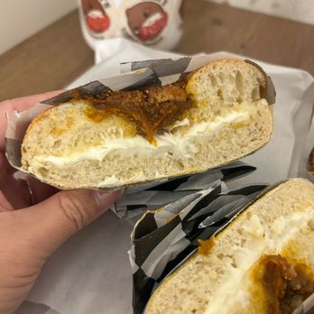 Tali's Bagels and Schmear - Fall Special 2025 - Pumpkin Spice Bialy - Bagels Near Me - Kailua, Hawaii