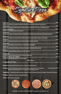 Menu photo 2 Nonna's Pizza A Leña Cayey, PR