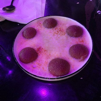 DESI TADKA indian Restaurant DULUTH - I had to threaten the table to get a photo before it was GONE! Creme Brulee sweet dough - Indian Near Me - Duluth, Georgia