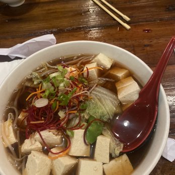 Raku - Tokyo Dash Broth Vegetables and Tofu Soup - Asian Fusion Near Me - Bethesda, Maryland Raku - Tokyo Dash Broth Vegetables and Tofu Soup - Asian Fusion Near Me - Bethesda, Maryland