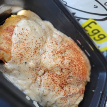 Eggbred - Cheddar Chive biscuits and gravy - Breakfast & Brunch Near Me - La Habra, California