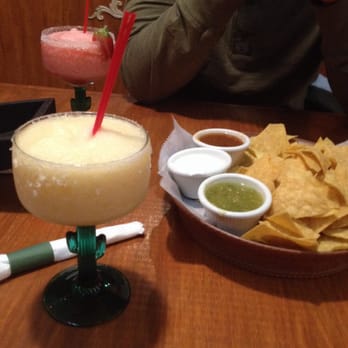 Los Chilaquiles - $5 small margarita (peach & strawberry) w/chips & salsa - Mexican Near Me - Indianapolis, Indiana Los Chilaquiles - $5 small margarita (peach & strawberry) w/chips & salsa - Mexican Near Me - Indianapolis, Indiana