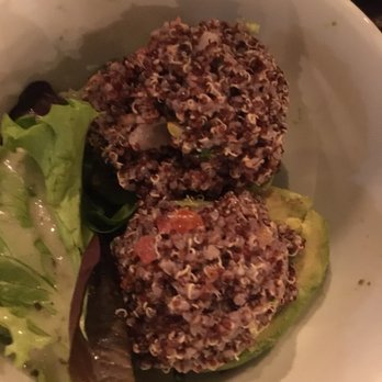 Dish Society - Quinoa Stuffed Avocado - New American Near Me - Katy, Texas Dish Society - Quinoa Stuffed Avocado - New American Near Me - Katy, Texas
