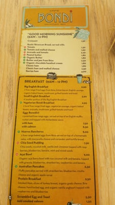 Menu photo 5 Bondi Ibiza Sant Antoni de Portmany, PM
