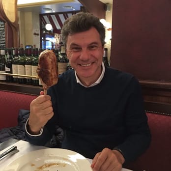 Le Petit Sommelier - This is Alex, he ordered the lamb but shared it with the rest of us! - Brasseries Near Me - Paris, 75