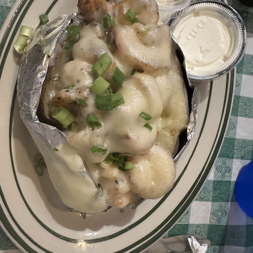 Mr. Spud’s - Shrimp and crab stuffed baked potato - Southern Near Me - Fairhope, Alabama Mr. Spud’s - Shrimp and crab stuffed baked potato - Southern Near Me - Fairhope, Alabama
