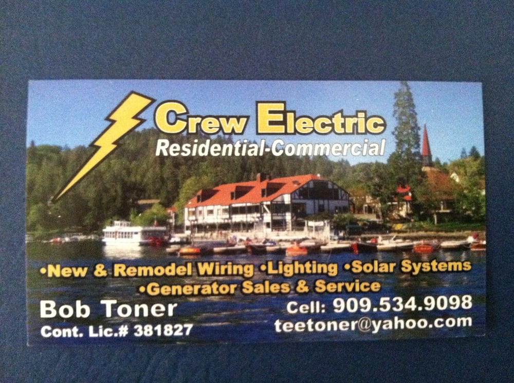 Slide of Crew Electric Service
