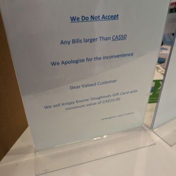 Krispy Kreme - Currency requirements - Desserts Near Me - Toronto, Ontario