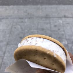 Gelateria Guidi - Chocolate chip gelato sandwich!