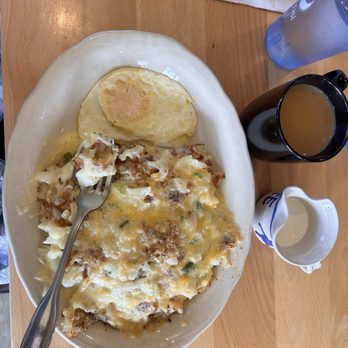 Otis Cafe - Half Order of "the Original" Otis Cafe's Famous World-renowned German Potatoes with Egg - Breakfast & Brunch Near Me - Lincoln City, Oregon Otis Cafe - Half Order of "the Original" Otis Cafe's Famous World-renowned German Potatoes with Egg - Breakfast & Brunch Near Me - Lincoln City, Oregon