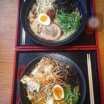 Ramen Hakata - Vegetable Miso Ramen (bottom picture) - Ramen Near Me - Addison, Texas Ramen Hakata - Vegetable Miso Ramen (bottom picture) - Ramen Near Me - Addison, Texas