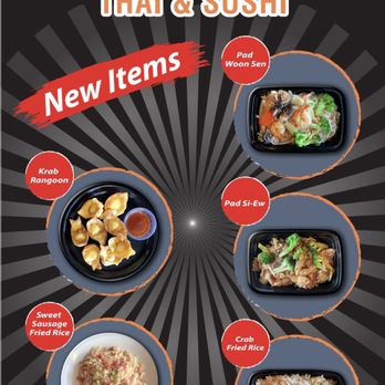 Quick Bite Thai Sushi - a variety of dishes - Sushi Bars Near Me - Deerfield Beach, Florida