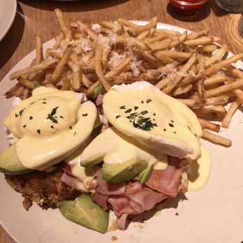 Shaker + Spear - Dungeness Crab Benedict - Seafood Near Me - Seattle, Washington Shaker + Spear - Dungeness Crab Benedict - Seafood Near Me - Seattle, Washington