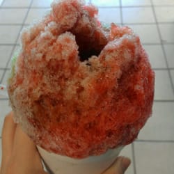 Trifecta of snowy, powdery bliss: Cherry, lime, and piña colada