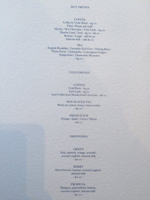 Menu photo 8 Middletown Prahran, VIC Menu photo 8 Middletown Prahran, VIC