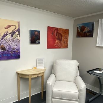 Selena Valenti Fine Art - Four of Selena Valenti's paintings in her studio space. - Art Galleries Near Me - Reno, Nevada Selena Valenti Fine Art - Four of Selena Valenti's paintings in her studio space. - Art Galleries Near Me - Reno, Nevada