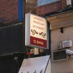 El Bahia - close-up of the sign
