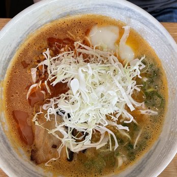 Tanoshii Ramen - Spicy Miso Ramen - mild heat, good flavor - Ramen Near Me - New York, New York