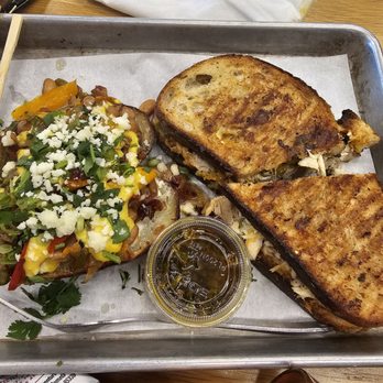 Chula Seafood Uptown - Tuna sandwich with a baked potato - Seafood Near Me - Phoenix, Arizona