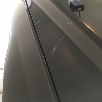 Executive Auto and Boat Detail - Example of the wax splatters all over my black paint. Which remnants still remain from the hot sun melting the wax into the paint. - Car Wash Near Me - Somers Point, New Jersey