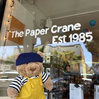 The Paper Crane - Bartholomew the Bear in a Sea Farer outfit - Gift Shops Near Me - Half Moon Bay, California