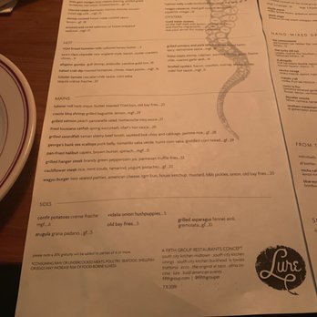 Lure - Menu - Seafood Near Me - Atlanta, Georgia Lure - Menu - Seafood Near Me - Atlanta, Georgia