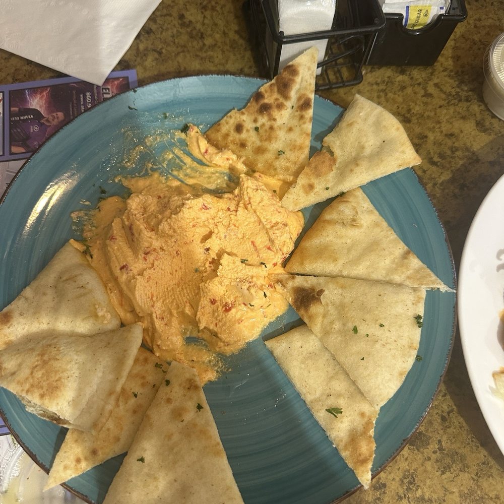 Apollo Pizza Restaurant & Grill - Pita chips and spicy cheese dip - Pizza Near Me - South Windham, Connecticut Apollo Pizza Restaurant & Grill - Pita chips and spicy cheese dip - Pizza Near Me - South Windham, Connecticut