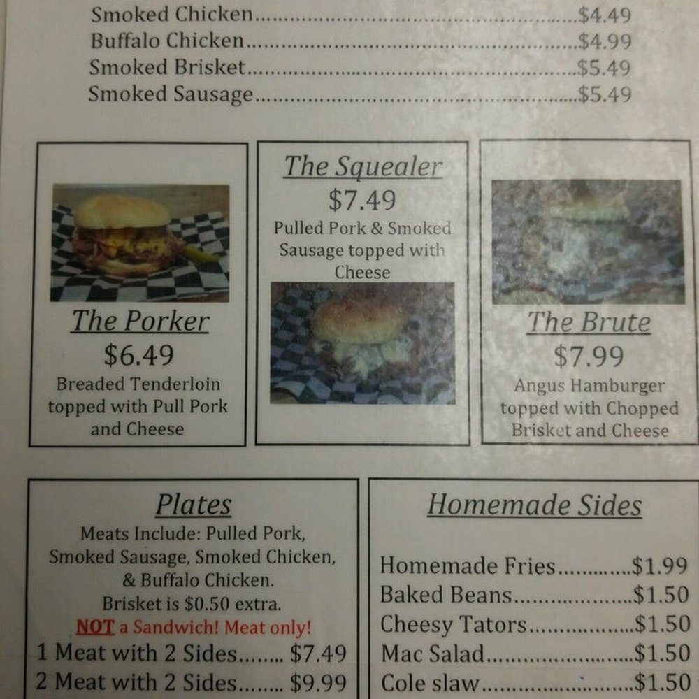 B&B Barbeque - the menu - Barbeque Near Me - Albany, Missouri B&B Barbeque - the menu - Barbeque Near Me - Albany, Missouri