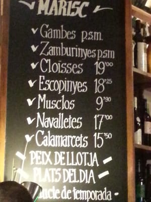 Menu photo 4 Bar Mut Barcelona, B