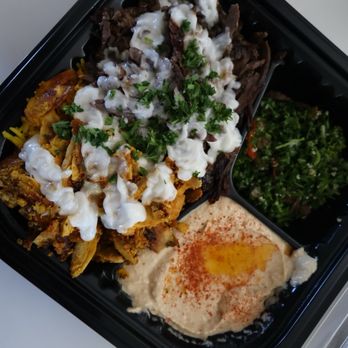 Shawarma Guys - Chicken and steak combo plate (IG: @Angiela.Eats) - Middle Eastern Near Me - La Mesa, California Shawarma Guys - Chicken and steak combo plate (IG: @Angiela.Eats) - Middle Eastern Near Me - La Mesa, California