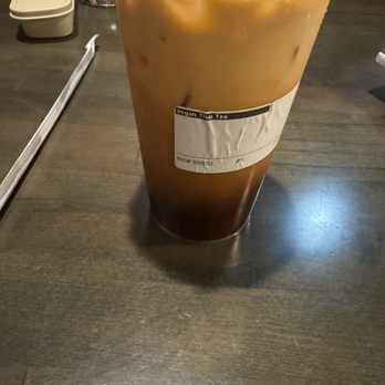 Amazing Basil - Vegan Thai tea. Oat milk!! Props for being thoughtful! - Asian Fusion Near Me - Fremont, California