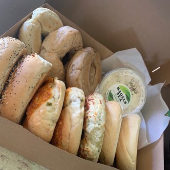 Bagels Tea - Works, jalapeño cheese, spinach cheese, plain, sour dough, garlic, onion (ate), cinnamon raisin, berry, sun dried tomatoes (ate) YUMMY - Coffee & Tea Near Me - Huntington Beach, California Bagels Tea - Works, jalapeño cheese, spinach cheese, plain, sour dough, garlic, onion (ate), cinnamon raisin, berry, sun dried tomatoes (ate) YUMMY - Coffee & Tea Near Me - Huntington Beach, California