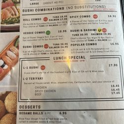 Toro Sushi Bento - Lunch specials