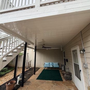 Perez Painting & Renovations - Under deck (6 lights plus fan) - Painters Near Me Perez Painting & Renovations - Under deck (6 lights plus fan) - Painters Near Me
