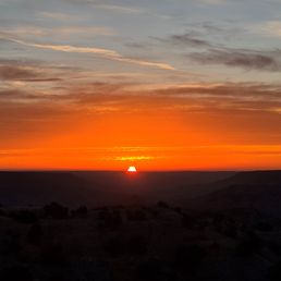 Sunrise from the patio