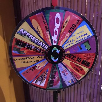 Massage Villa - Cute spin to win wheel - Massage Near Me - South Pasadena, California