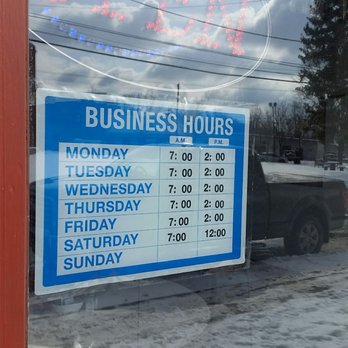 Vern's Place - a business hours sign - American Near Me - Randolph, New York Vern's Place - a business hours sign - American Near Me - Randolph, New York