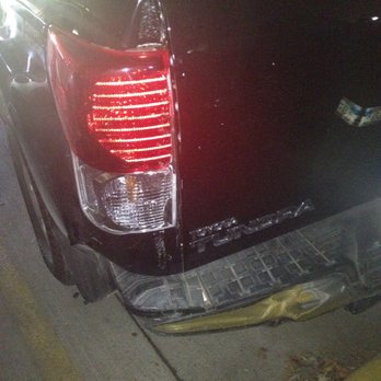 Tow King - Damage caused by Tow King as seen from a standing viewpoint. - Towing Near Me - Waco, Texas