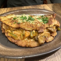 Pierogarnia Stary Młyn - Potato pancake with chicken and vegetables