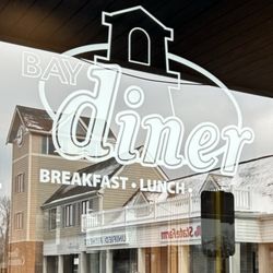 Bay Diner - Front window
