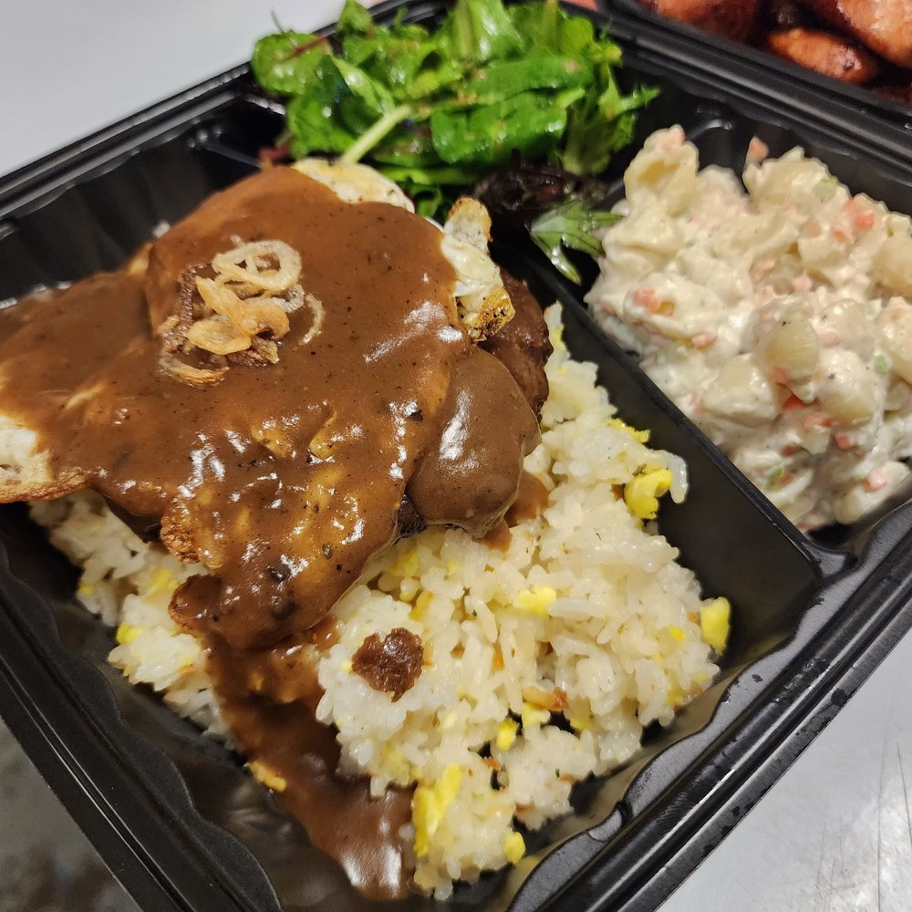 Local Moco - Loco Moco with garlic fried rice upgrade - Hawaiian Near Me - San Gabriel, California Local Moco - Loco Moco with garlic fried rice upgrade - Hawaiian Near Me - San Gabriel, California