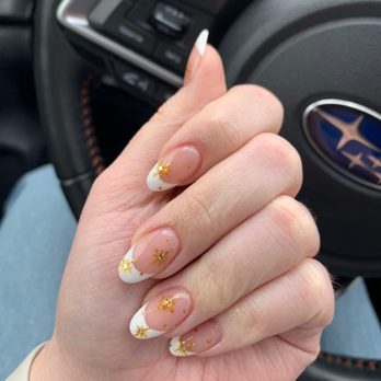 Bebe's Nail & Spa - Acrylic extension with gel nail art - Massage Near Me - Ann Arbor, Michigan