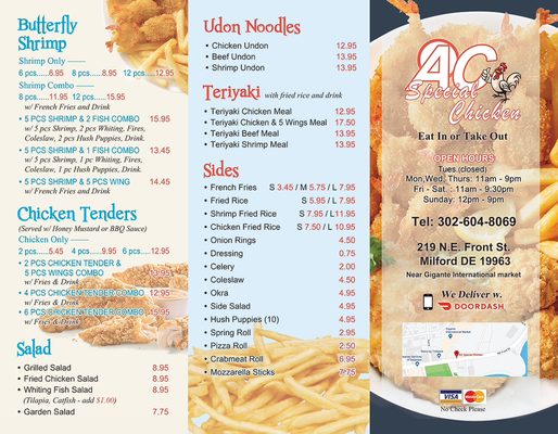 Menu photo 1 AC Special Chicken Milford, DE